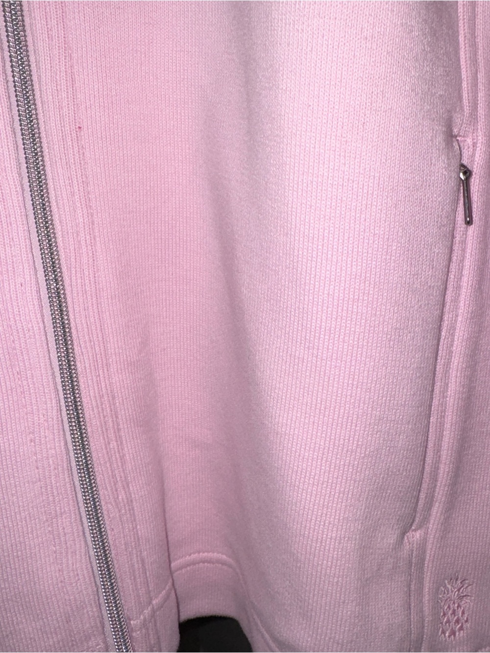 NWT $128 Tommy Bahama Aruba top full zip up sweatshirt Size XL pink - Picture 5 of 5